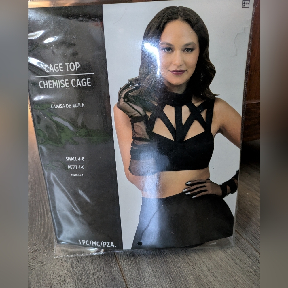 Party City Black Cage Top